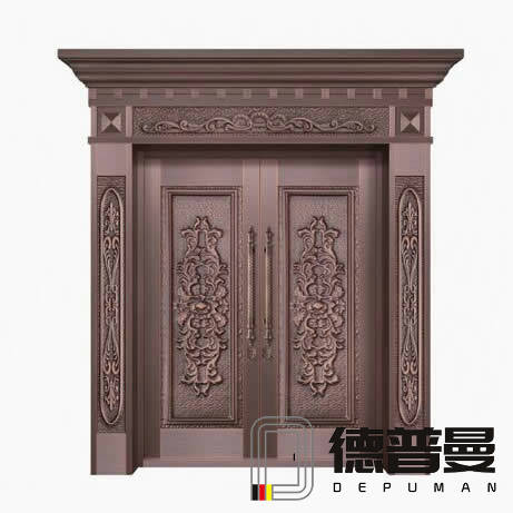 高端豪華整板模壓別墅銅門
