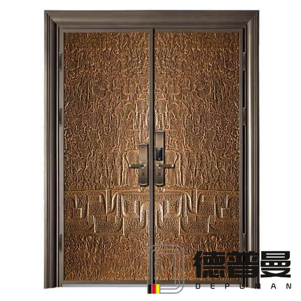 國內(nèi)豪華別墅鑄鋁雙開門